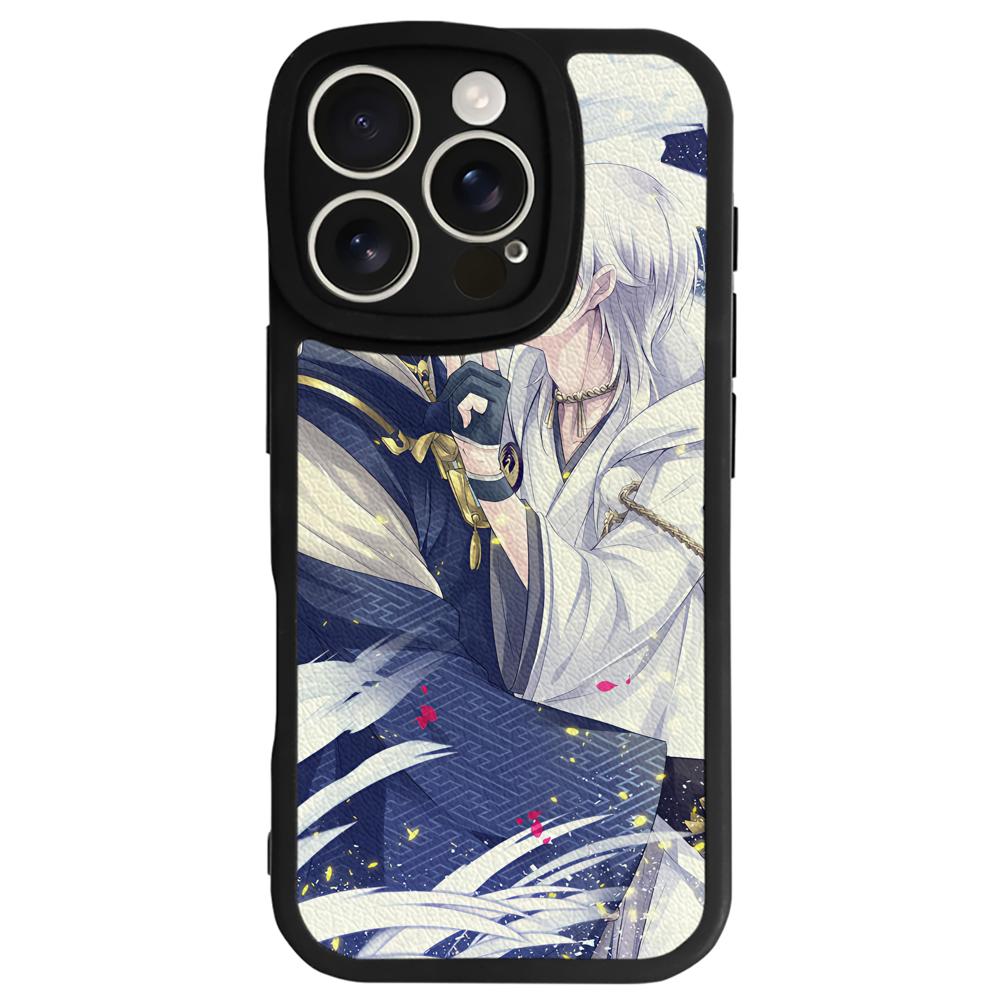 （画像用） 刀剣乱舞 Touken Ranbu 【iPhone 16シリーズ対応】シリコンスマホケース（レザー調） 材質：シリコン